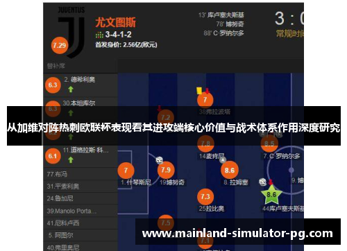 从加维对阵热刺欧联杯表现看其进攻端核心价值与战术体系作用深度研究
